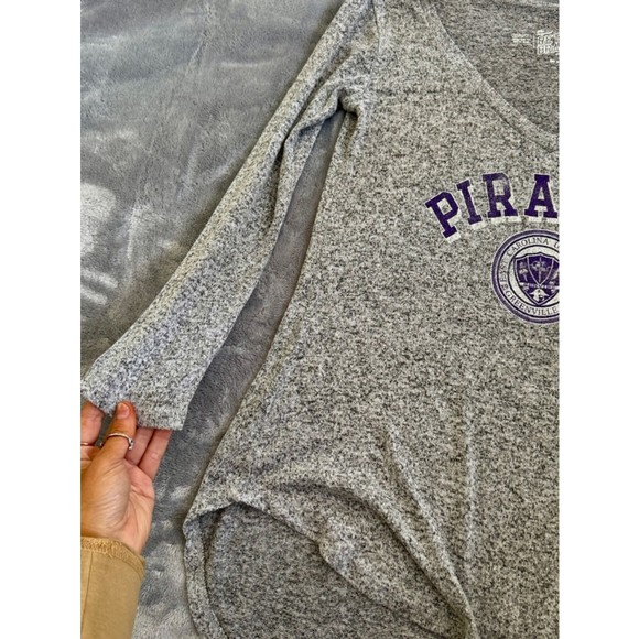 Retro Brand Small Buttery Soft ECU Pirates Long Sleeve East Carolina University - Picture 3 of 5
